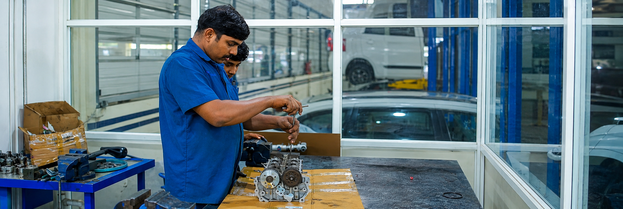 Trained technician team